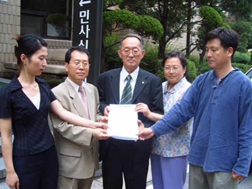 6월 22일 수원지법에 송유관사용중지가처분 신청서 제출 